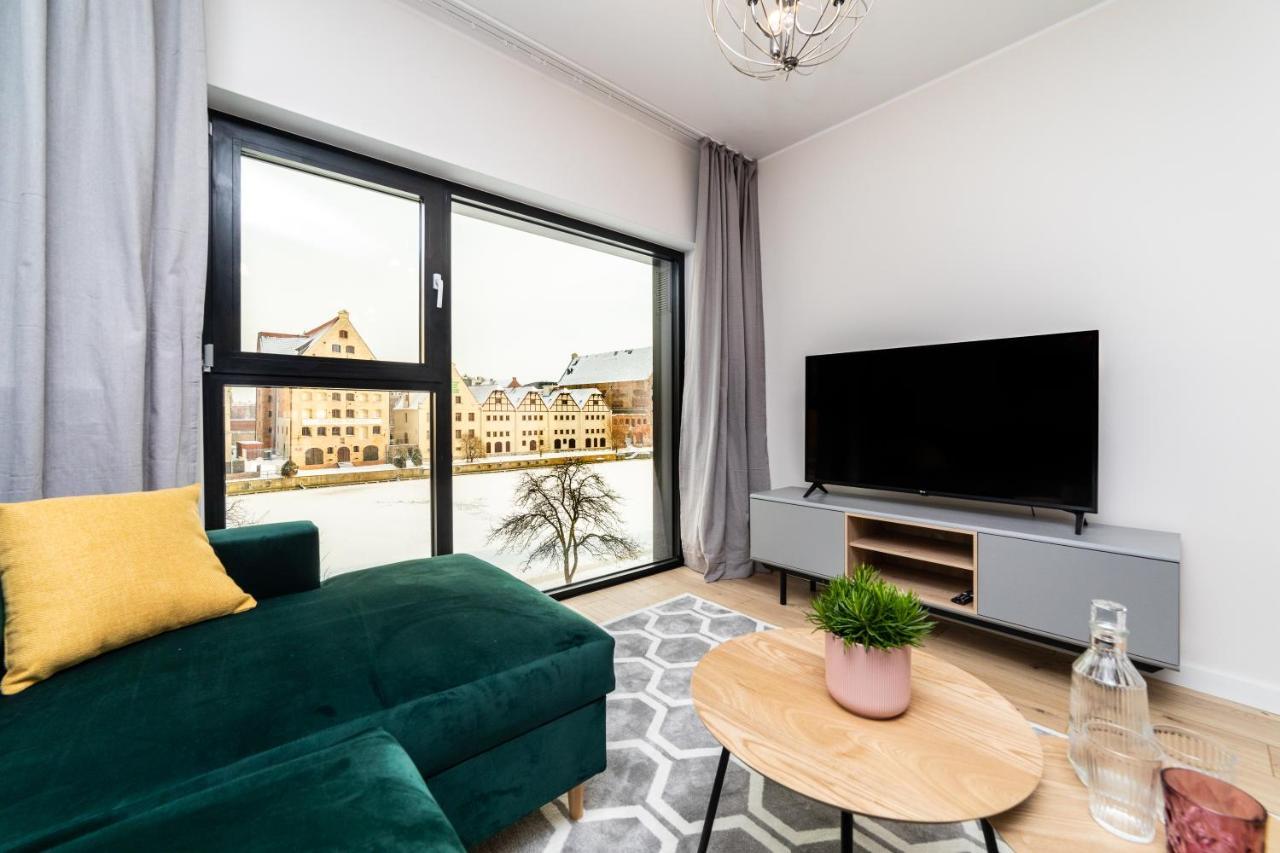 Pobookowane River View Apartments Gdańsk Extérieur photo